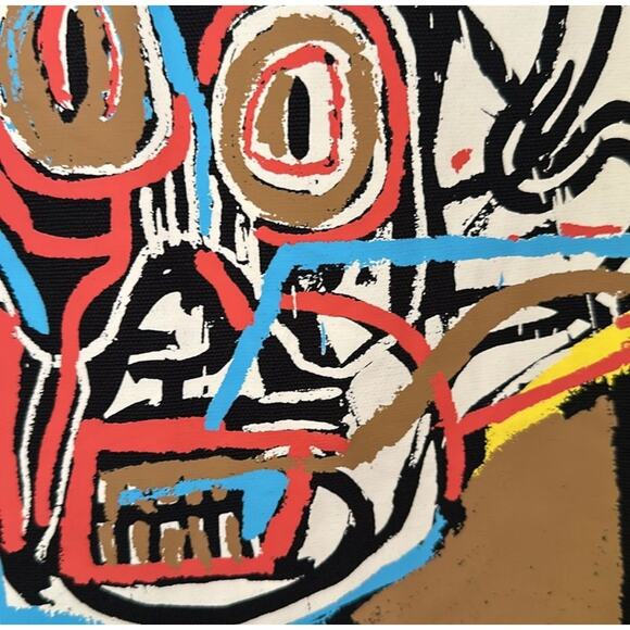 Rare Basquiat Skull Jacket | Men’s S/M | Women's M/L Artwear Collectible - Picture 7 of 14